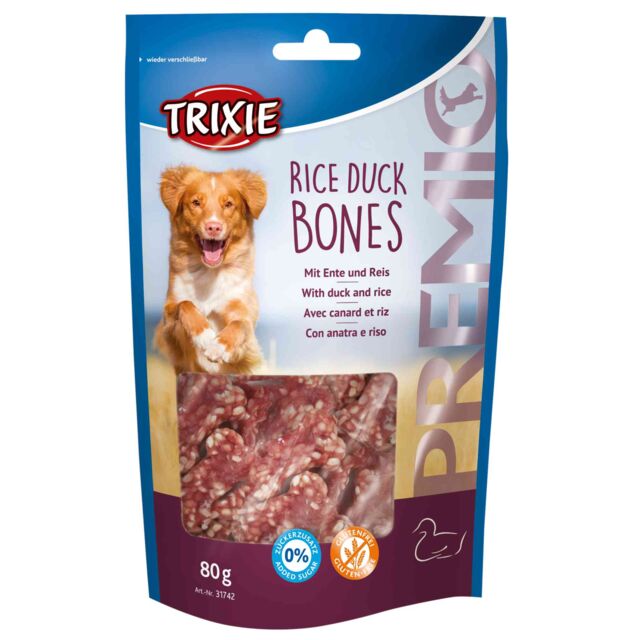 Trixie Rice Duck Bones 80g