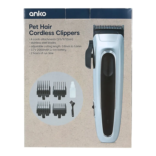 Anko Cordless Pet Hair Clippers