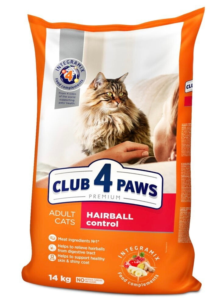 Club 4 Paw Hairball Control 14Kg