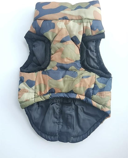 Pet Puffer Zipper Vest M