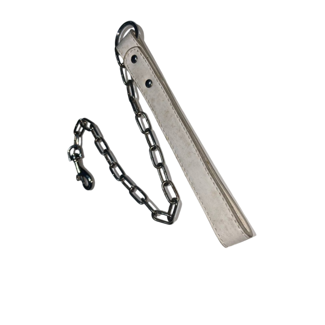 سلسلة كلب جلدية