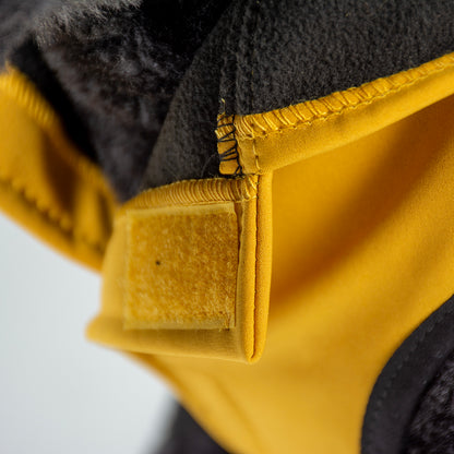 Dog jacket parka yellow XS