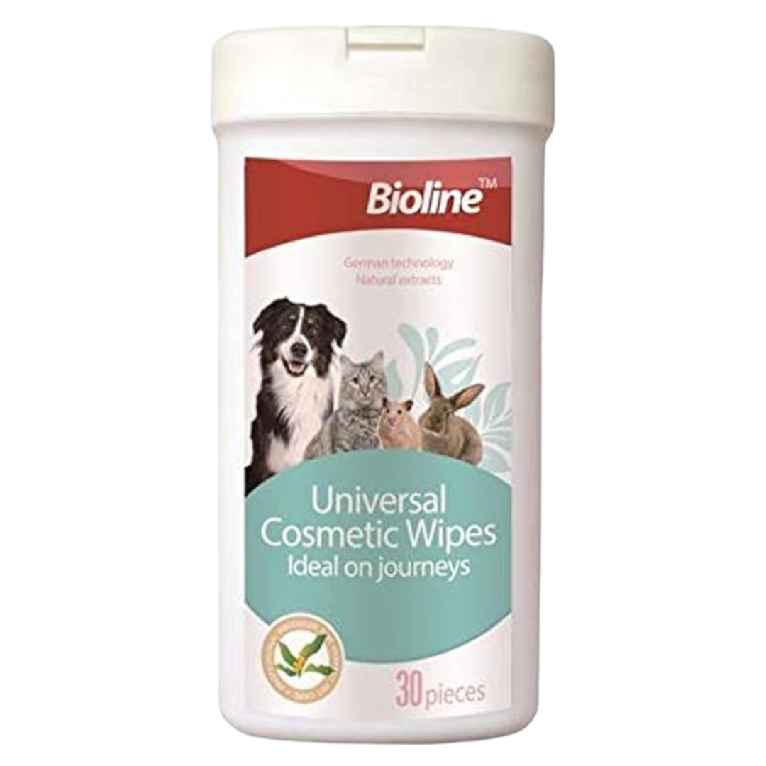Bioline Universal Cosmetic Wipes, White 30Pcs