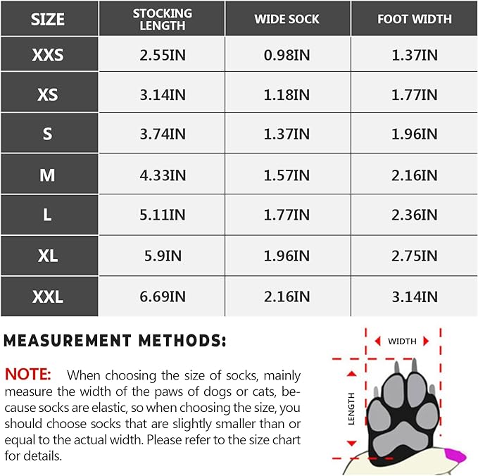 4PCS Anti-Slip Dog Socks Traction Control with Adjustable Straps (Blue, XL)