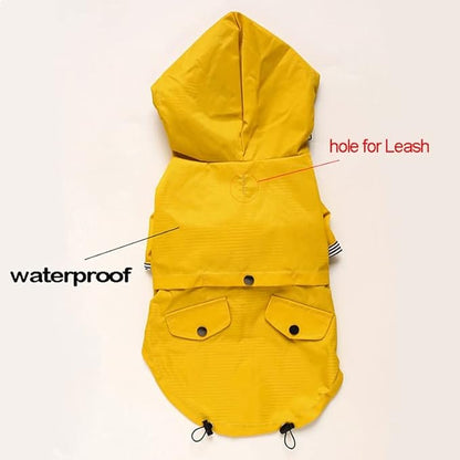 nylXPc-Zy Waterproof Jacket Pet Raincoat  2XL