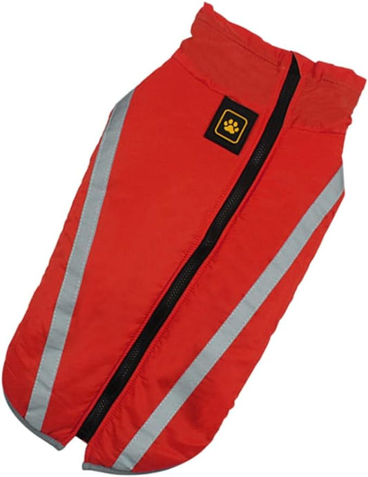 چاکەتی زستانەی سەگی PATKAW پاڵتۆی گەرم ڕەنگدانەوەی 4XL