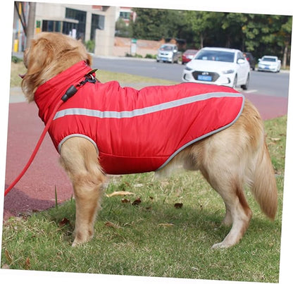 چاکەتی زستانەی سەگی PATKAW پاڵتۆی گەرم ڕەنگدانەوەی 4XL