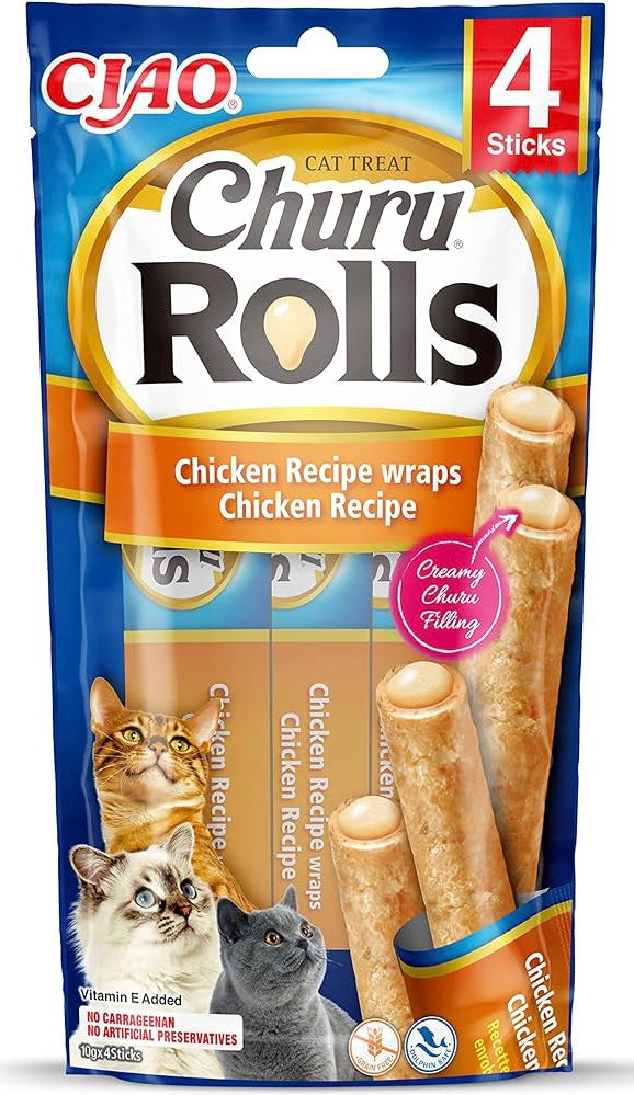 Churu Snack Rolls Chicken 40g