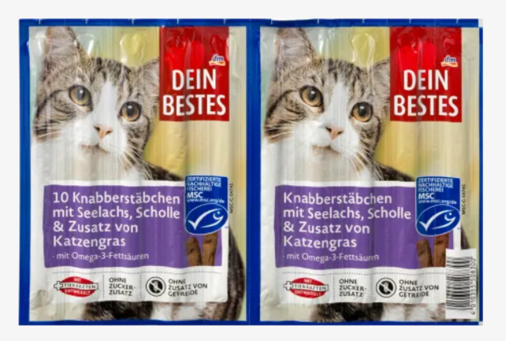 Cat Snack Nibble Sticks with Pollack & Plaice