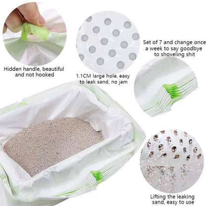 أكياس صندوق الفضلات - 7 قطع