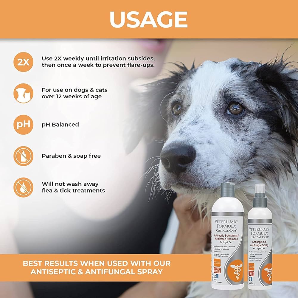 شامبو طبي مطهر ومضاد للفطريات من فيتيريناري فورميولا 473 مل