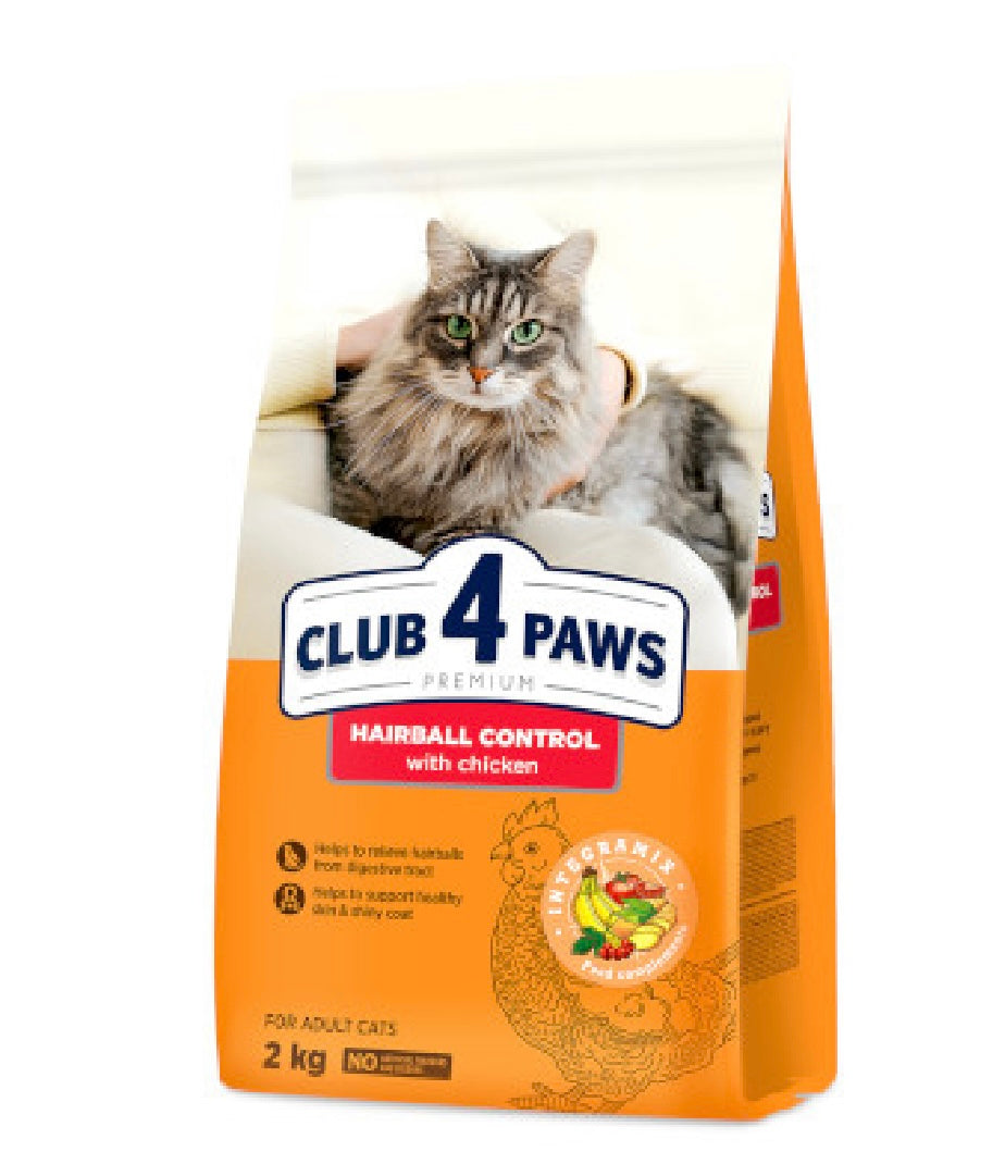 Club 4 Paw Hairball Control 2Kg