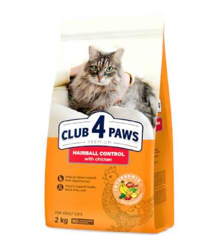 Club 4 Paw Hairball Control 2Kg