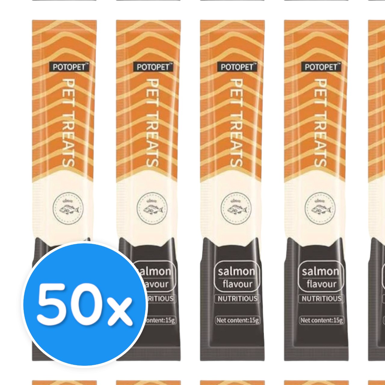 خواردنی کەمی پۆتۆپێت لەگەڵ سەلەمون 50X