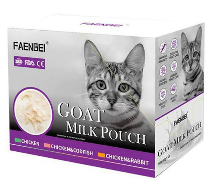 Faenbei Goat Milk Pouch With Chicken & Rabbit 12X
