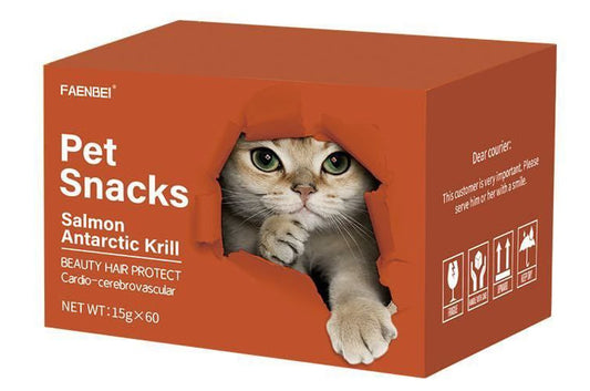 وجبة خفيفة للحيوانات الأليفة من فاينبي مع سمك السلمون 60X