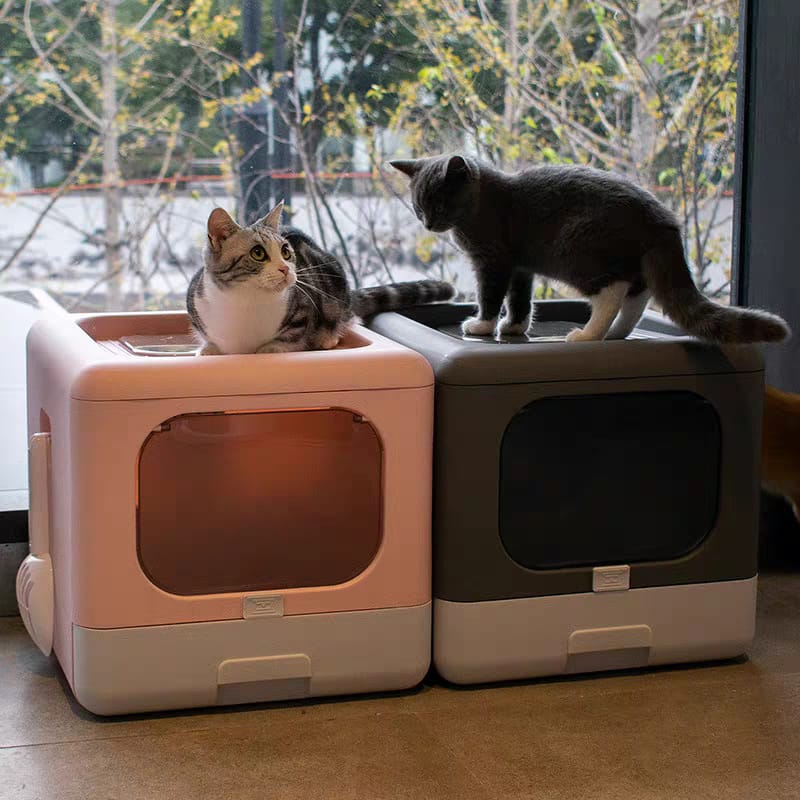 صندوق قمامة مغطى 40 سم