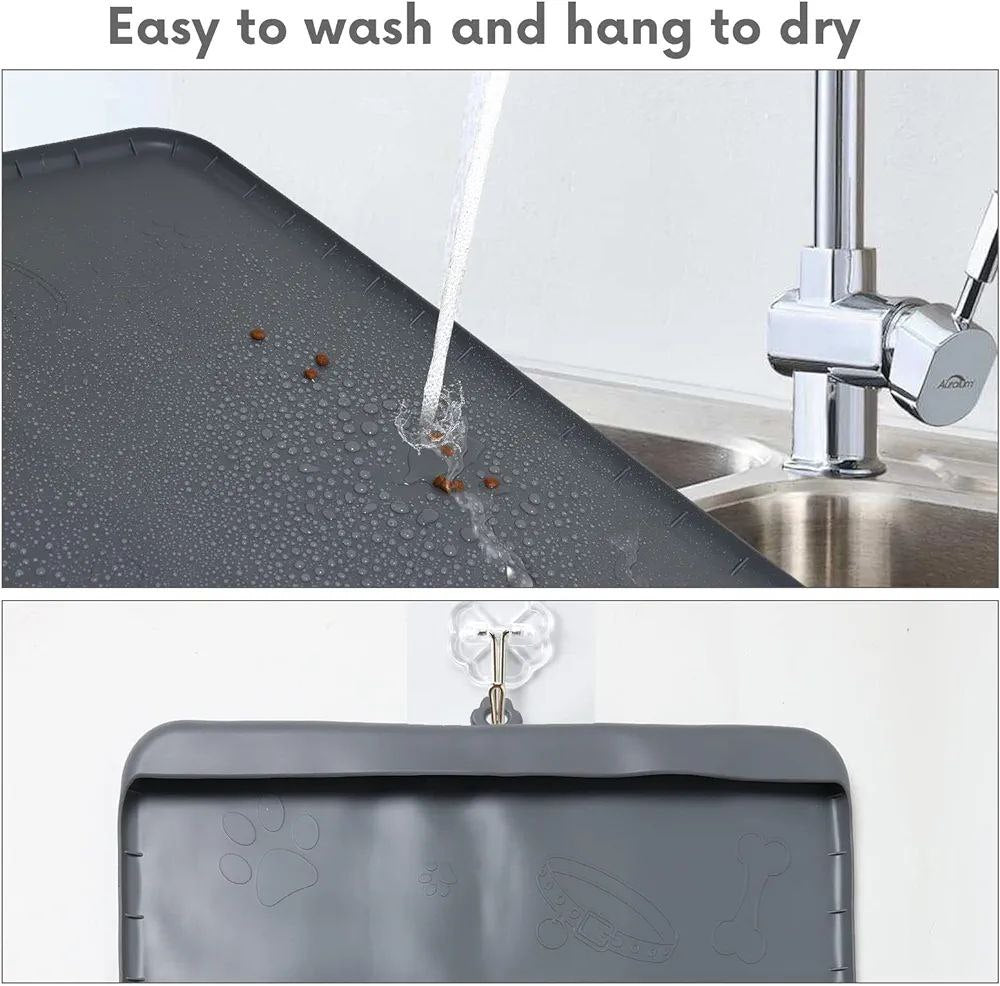 حصيرة سيليكون للكلاب لوضع الطعام