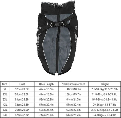 Dog Cotton Coats 4XL