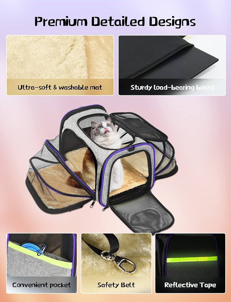 حقيبة حمل الحيوانات الأليفة من أومورك