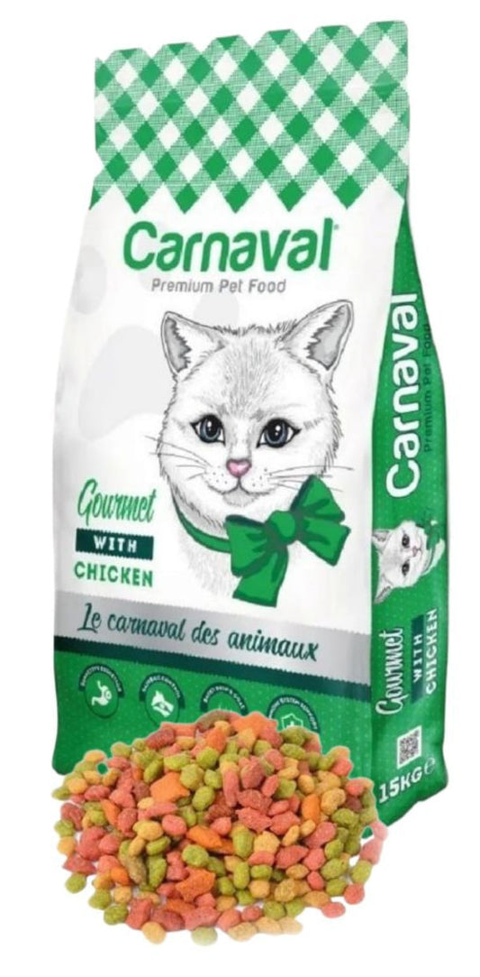 Carnaval Gourmet & Chicken Open Bag 3Kg