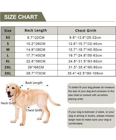 Cold Weather Dog Coat M