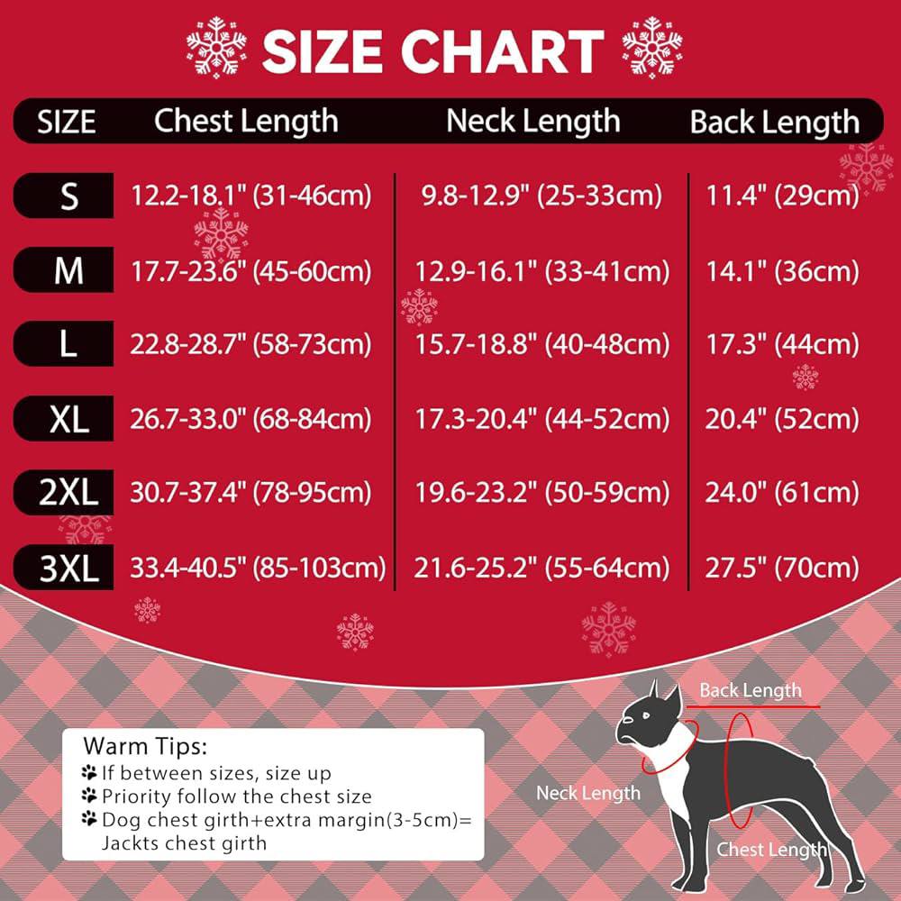 ALAGIRLS Dog Jacket XXL