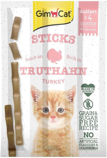 Gimcat –Sticks Kitten Turkey X3