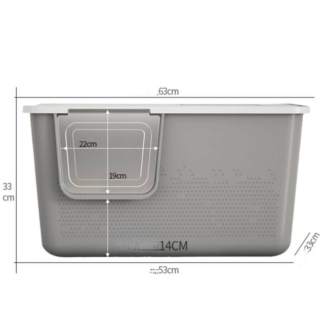 سندوقی زبڵی گەورە کە دەتوانرێت بکرێتەوە/داپۆشراوە 60سم