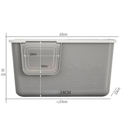 سندوقی زبڵی گەورە کە دەتوانرێت بکرێتەوە/داپۆشراوە 60سم