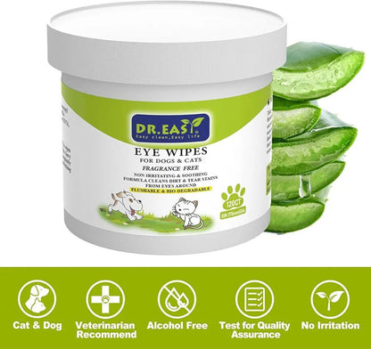 Dr.Easy Eye Wipes 120Pcs