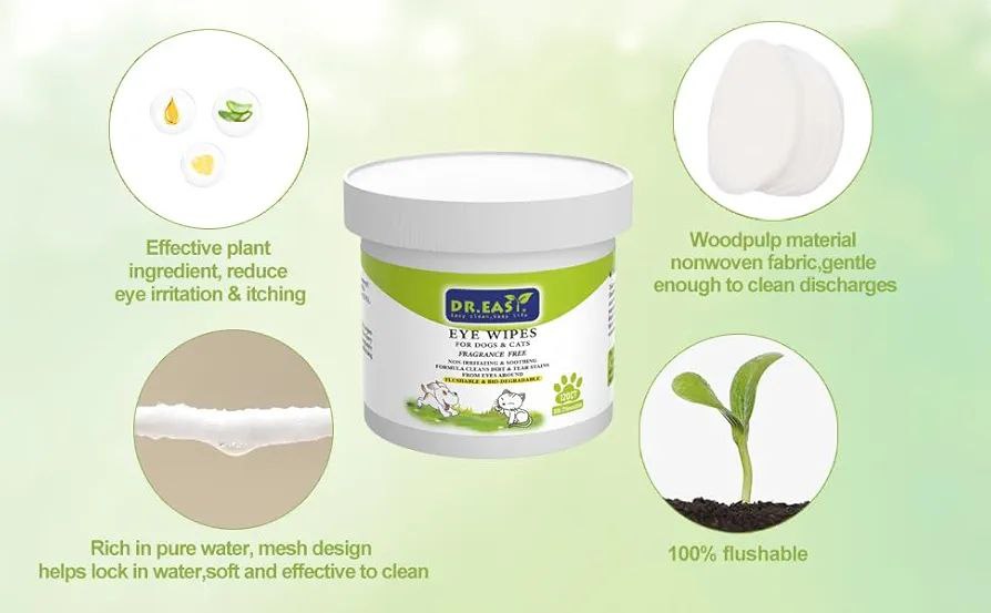Dr.Easy Eye Wipes 120Pcs