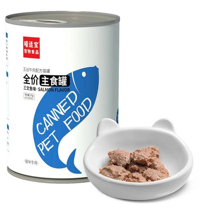 Canned Food with Salmon 375g