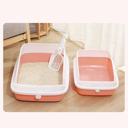 صندوق قمامة مفتوح أزرق فاتح 38 سم