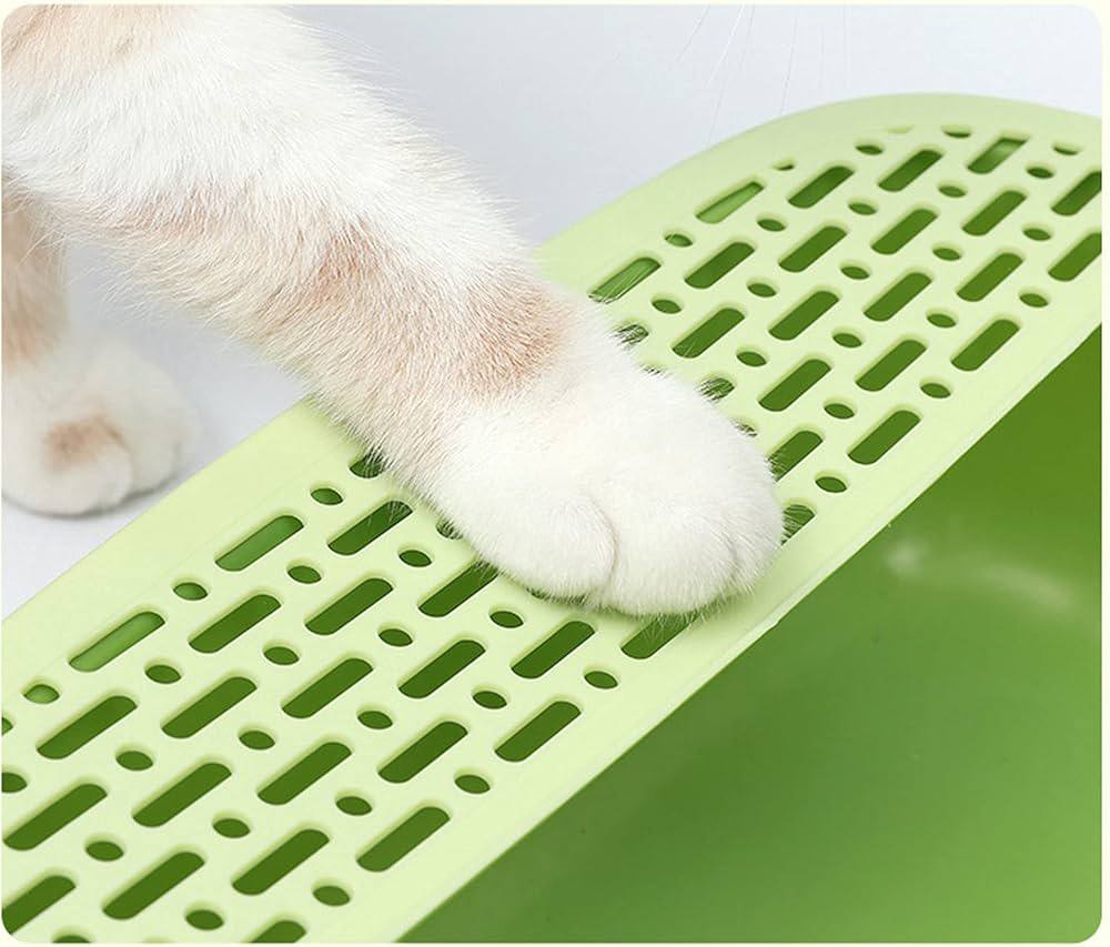 صندوق قمامة مفتوح أزرق فاتح 38 سم