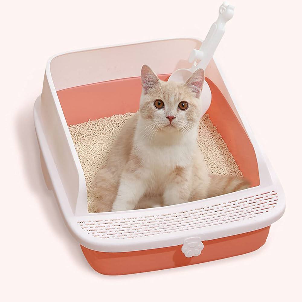 صندوق قمامة مفتوح أزرق فاتح 38 سم