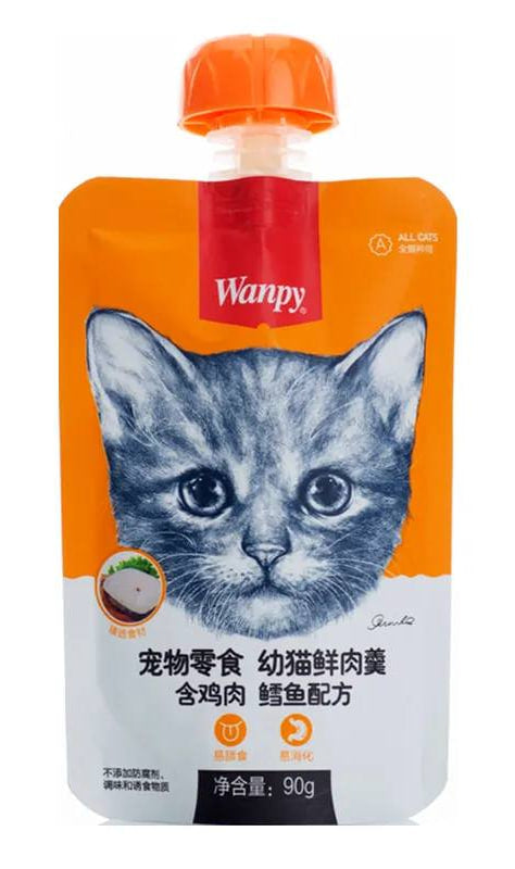 وانپی تریت لەگەڵ مریشک و ماسی کود 90g