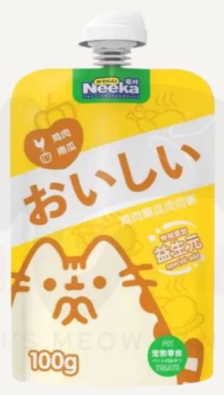 Neeka Chicken Pumpkin Flavor 100g