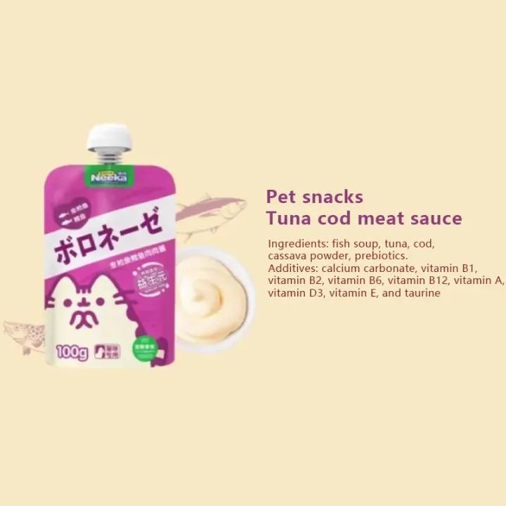 Neeka Tuna & Cod Flavor 100g