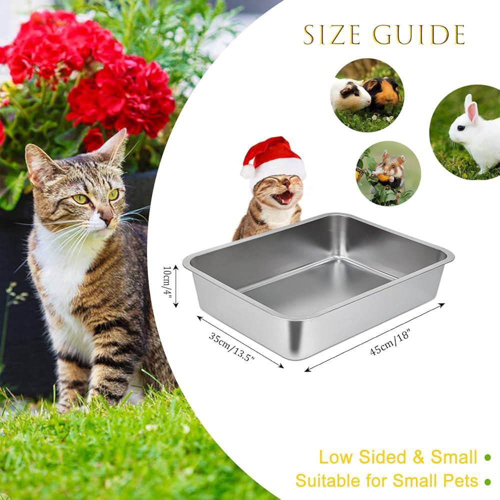 صندوق قمامة مفتوح من الفولاذ كبير 60 سم