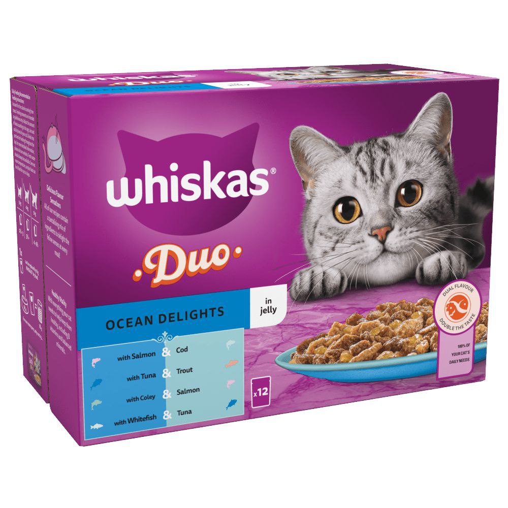 Whiskas Ocean Delights In Jelly 12X