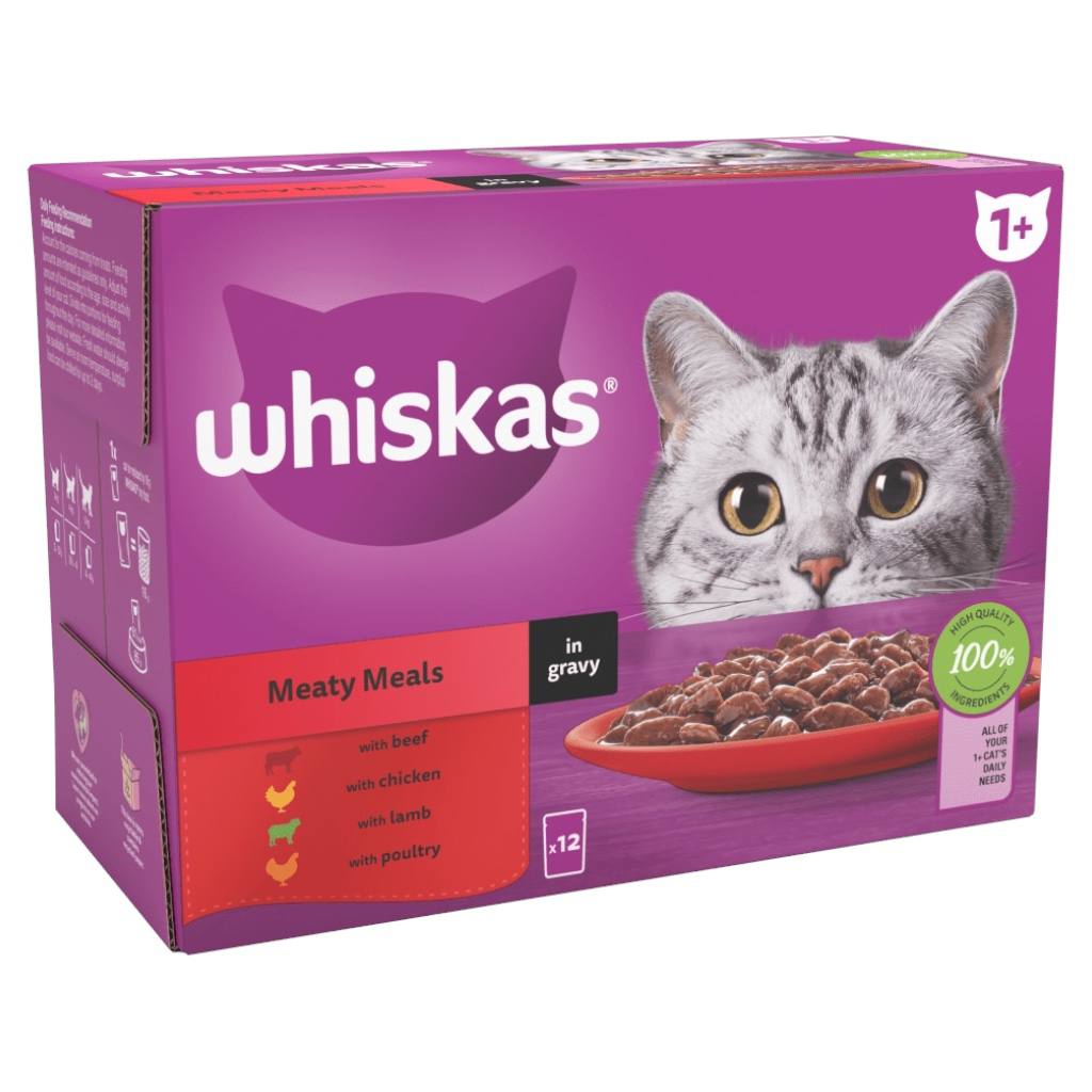 Whiskas Meaty meals in Gravy 12x