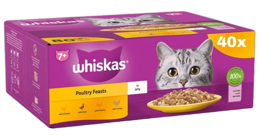 Whiskas Poultry Feast in Jelly 40x