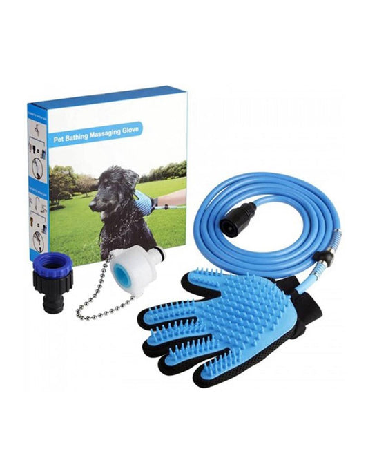 Pet Bathing Massaging Gloves