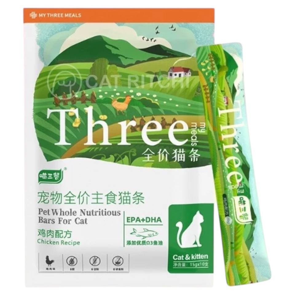 Three Adult & Kitten Snack Chicken x10